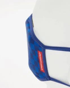 SPRAYGROUND® SHARKS IN PARIS (BLUE) FORM-FITTING MASK