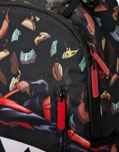 SPRAYGROUND® BACKPACKS DEADPOOL TACO$ RAIN SHARK