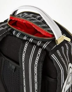 SPRAYGROUND® REVERSE SHARKS IN PARIS (BLACK) BACKPACKS