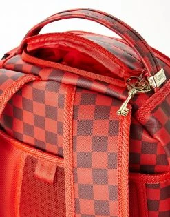 SPRAYGROUND® SHARKS IN PARIS (RED CHECKERED EDITION) BACKPACKS