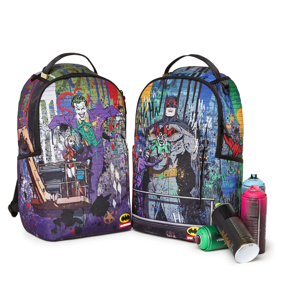 SPRAYGROUND® BACKPACKS BATMAN MURAL BY JOKER 8 SPRAYGROUND® BACKPACKS BATMAN MURAL BY JOKER