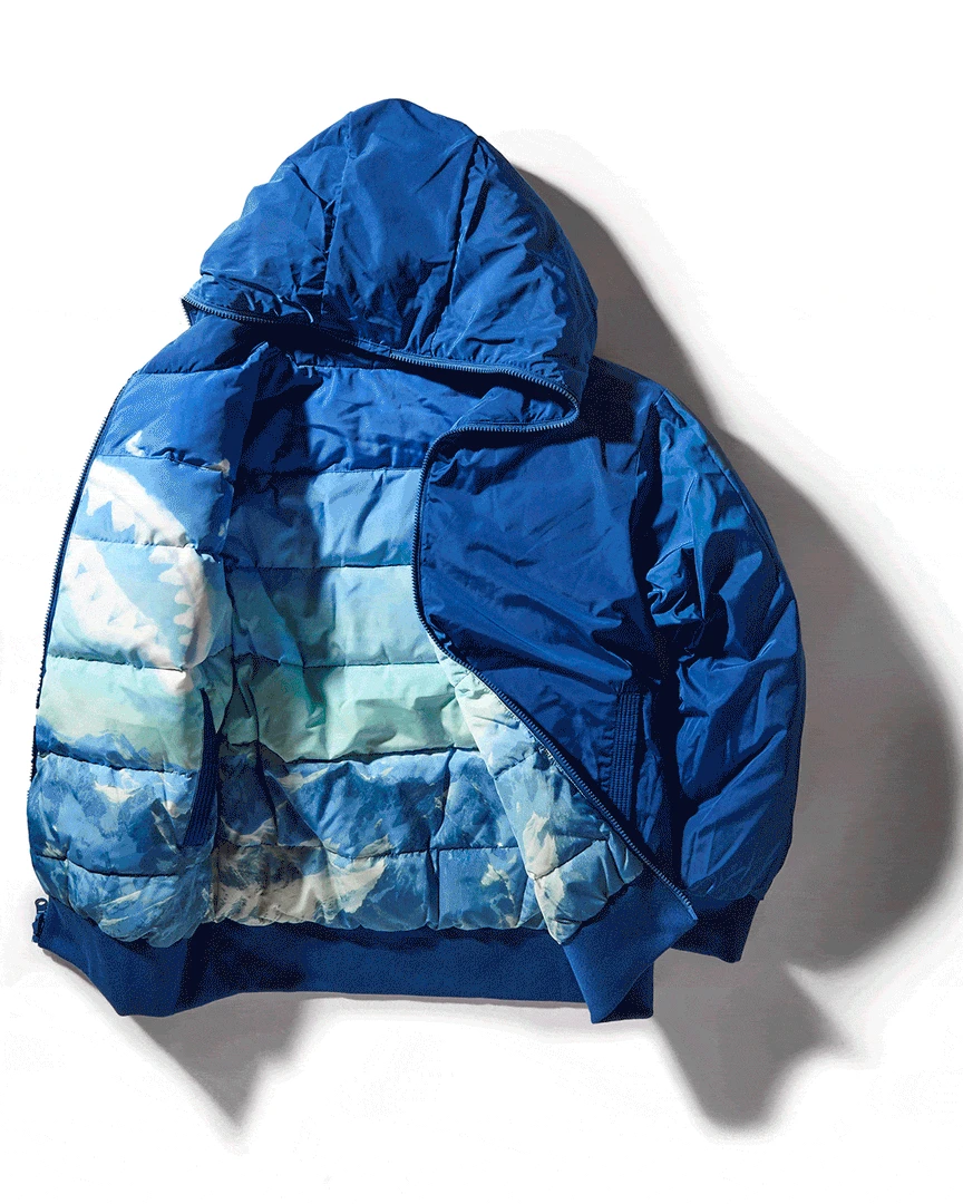 SPRAYGROUND® SHARKSPHERE REVERSIBLE PUFFER JACKET 1 SPRAYGROUND® SHARKSPHERE REVERSIBLE PUFFER JACKET