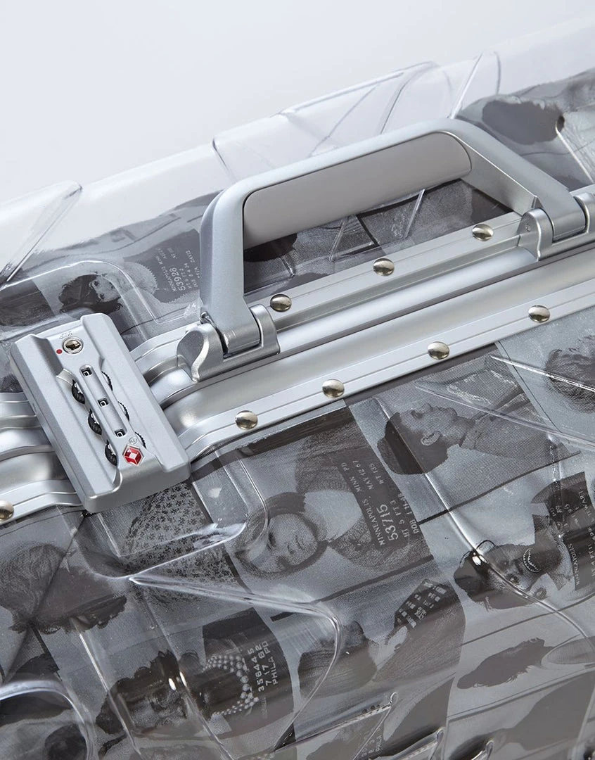 SPRAYGROUND® COLLABS LAQUAN SMITH EMBOSSED CLEAR 3M CARRY-ON SPRAYGROUND® COLLABS LAQUAN SMITH EMBOSSED CLEAR 3M CARRY-ON