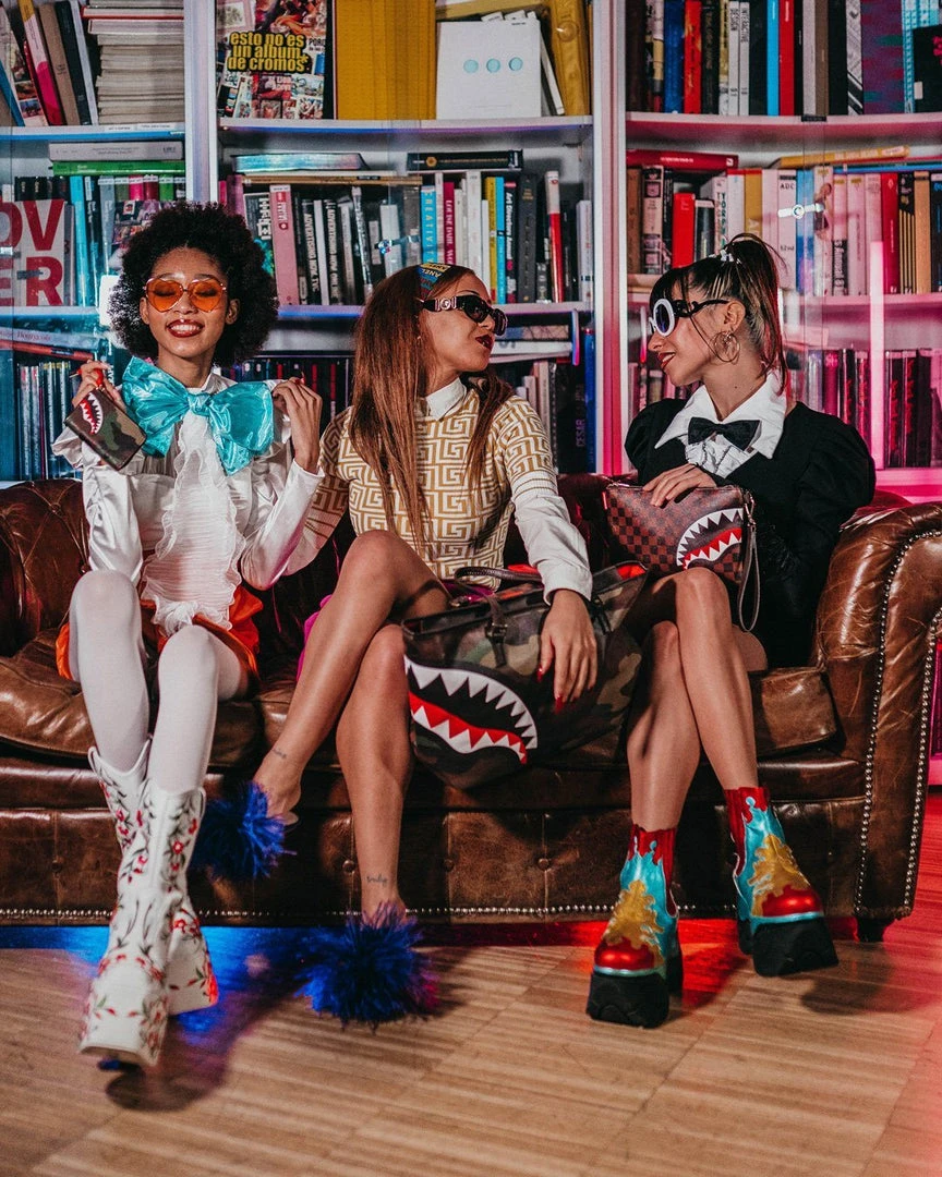 SPRAYGROUND® CHECKS IN CAMOFLAUGE TOTE BAGS SPRAYGROUND® CHECKS IN CAMOFLAUGE TOTE BAGS