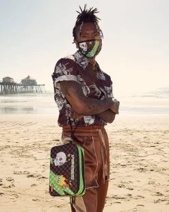 SPRAYGROUND® WTF THUNDER SHARK FACE MASK FACE MASKS