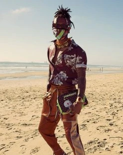 SPRAYGROUND® WTF THUNDER SHARK FACE MASK FACE MASKS