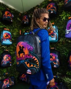 SPRAYGROUND® MIAMI BEACH POLO COLLAB BACKPACK (DLXV-BLACK) BAGS