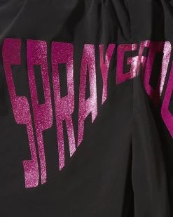 SPRAYGROUND® CROWDSURF ROCK STAR SHORTS (PINK)