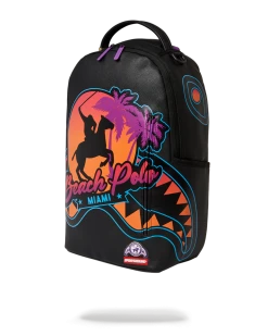 SPRAYGROUND® MIAMI BEACH POLO COLLAB BACKPACK (DLXV-BLACK) BAGS