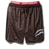 SPRAYGROUND® OFFENDED SPLIT THE CHECK CORTO SWIM TRUNKS SWIMWEAR
