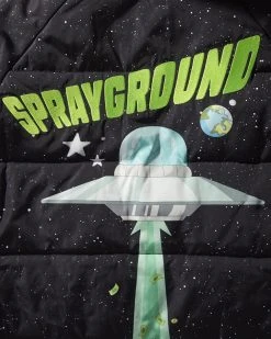 SPRAYGROUND® UFO PARTY SHARK PULLOVER PUFFER JACKET APPAREL+GEAR