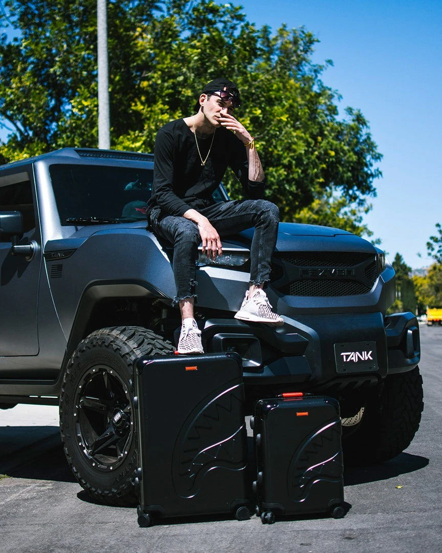 SPRAYGROUND® SHARKITECTURE MOLDED 2 PC LUGGAGE SET CARRY-ON LUGGAGE SPRAYGROUND® SHARKITECTURE MOLDED 2 PC LUGGAGE SET CARRY-ON LUGGAGE