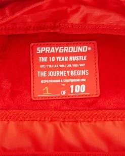 SPRAYGROUND® BAGS THE 10 YEAR HUSTLE BACKPACK. MYSTERY BOX. NUMBERED 1 OF 100