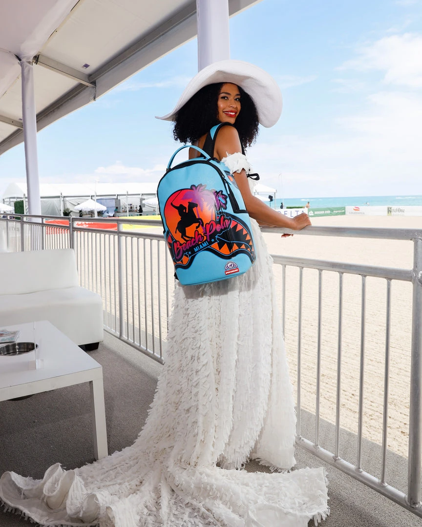 SPRAYGROUND® MIAMI BEACH POLO COLLAB BACKPACK (DLXV-SKY) 3 SPRAYGROUND® MIAMI BEACH POLO COLLAB BACKPACK (DLXV-SKY)