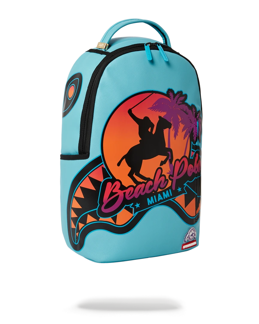 SPRAYGROUND® MIAMI BEACH POLO COLLAB BACKPACK (DLXV-SKY) 4 SPRAYGROUND® MIAMI BEACH POLO COLLAB BACKPACK (DLXV-SKY)