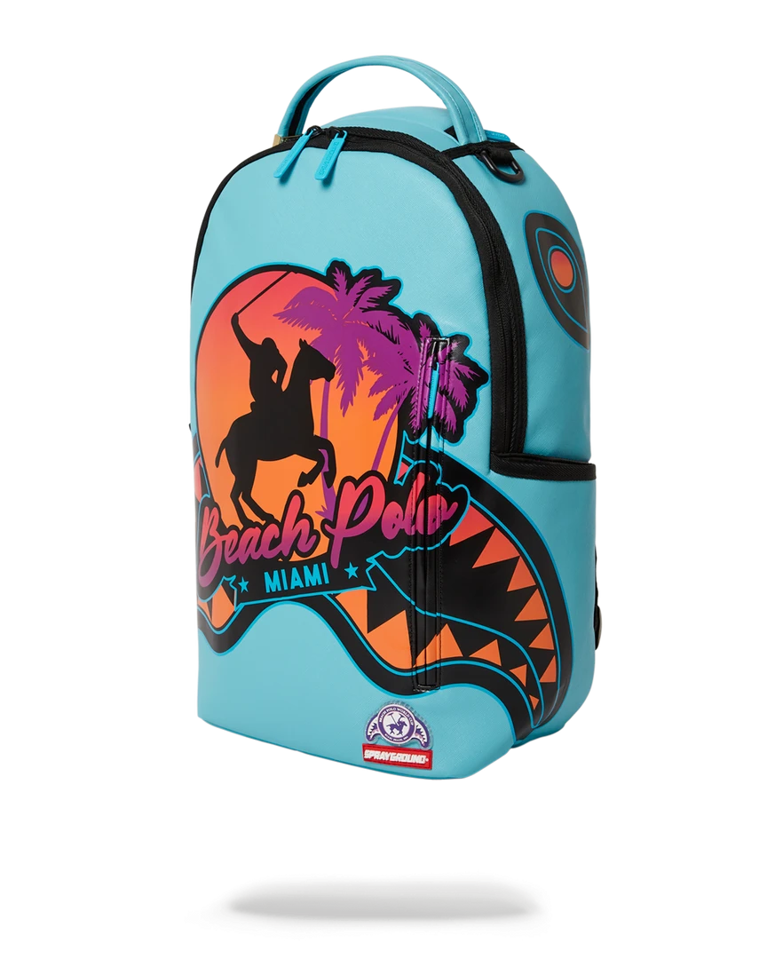 SPRAYGROUND® MIAMI BEACH POLO COLLAB BACKPACK (DLXV-SKY) 7 SPRAYGROUND® MIAMI BEACH POLO COLLAB BACKPACK (DLXV-SKY)