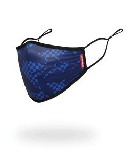 SPRAYGROUND® SHARK CHECK (BLUE) FACE MASK 8 SPRAYGROUND® SHARK CHECK (BLUE) FACE MASK