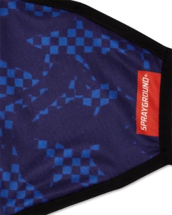SPRAYGROUND® SHARK CHECK (BLUE) FACE MASK 10 SPRAYGROUND® SHARK CHECK (BLUE) FACE MASK
