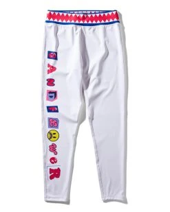 SPRAYGROUND® YOGA DRIP TIGHTS (WHITE)