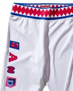 SPRAYGROUND® YOGA DRIP TIGHTS (WHITE)