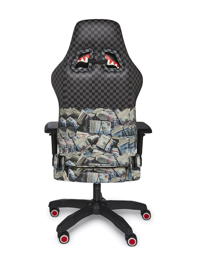 SPRAYGROUND® GAMING CHAIRS CHECK MONEY GAMING CHAIR (VEGAN LEATHER) SUPER RARE SPRAYGROUND® GAMING CHAIRS CHECK MONEY GAMING CHAIR (VEGAN LEATHER) SUPER RARE