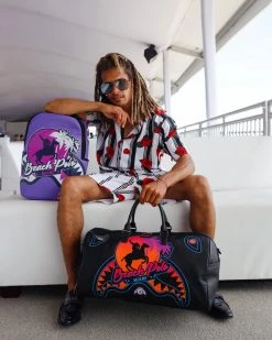 SPRAYGROUND® MIAMI BEACH POLO COLLAB DUFFLE (BLACK)