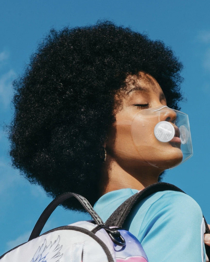 SPRAYGROUND® SPRAYGROUND CLEAR MASK (ADULT) FACE MASKS SPRAYGROUND® SPRAYGROUND CLEAR MASK (ADULT) FACE MASKS