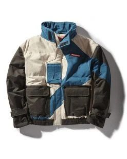 SPRAYGROUND® SHOCKWAVE COLOR BLOCK VINTAGE JACKET APPAREL+GEAR