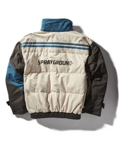 SPRAYGROUND® SHOCKWAVE COLOR BLOCK VINTAGE JACKET APPAREL+GEAR