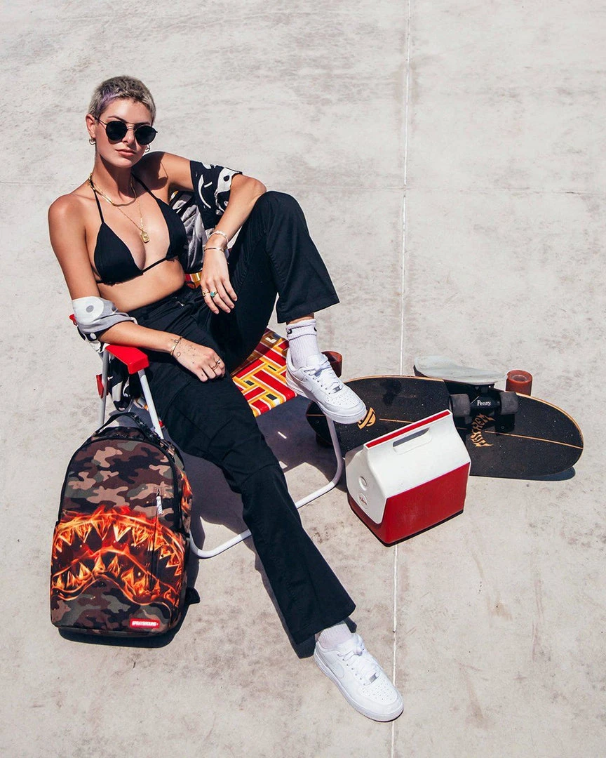 SPRAYGROUND® THE LIL TJAY BURNER SHARK DLX BACKPACK BAGS 6 SPRAYGROUND® THE LIL TJAY BURNER SHARK DLX BACKPACK BAGS