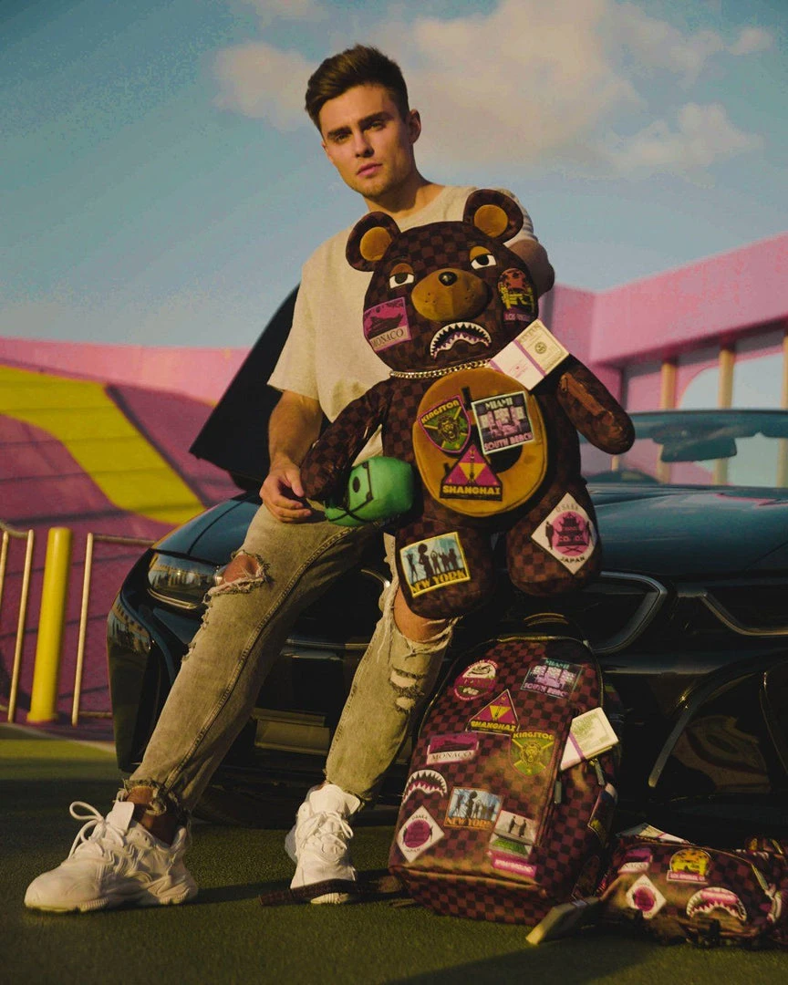 SPRAYGROUND® GLOBAL MOGUL MONEY BEAR TEDDY BEAR BACKPACK BAGS SPRAYGROUND® GLOBAL MOGUL MONEY BEAR TEDDY BEAR BACKPACK BAGS