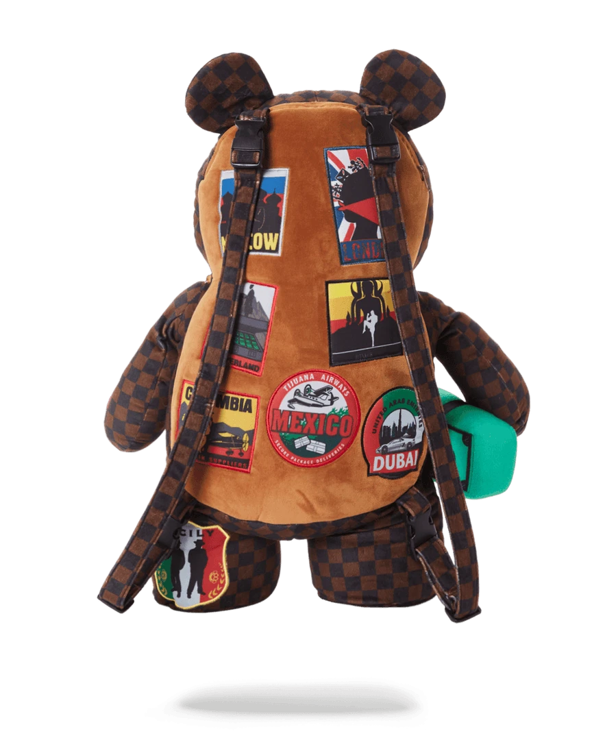 SPRAYGROUND® GLOBAL MOGUL MONEY BEAR TEDDY BEAR BACKPACK BAGS SPRAYGROUND® GLOBAL MOGUL MONEY BEAR TEDDY BEAR BACKPACK BAGS