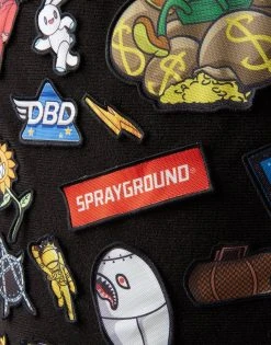 SPRAYGROUND® BAGS THE 32 REMOVABLE PATCHES VELCRO BACKPACK