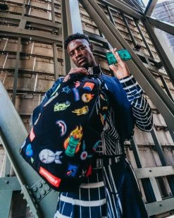 SPRAYGROUND® BAGS THE 32 REMOVABLE PATCHES VELCRO BACKPACK