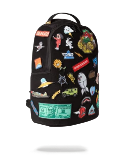 SPRAYGROUND® BAGS THE 32 REMOVABLE PATCHES VELCRO BACKPACK