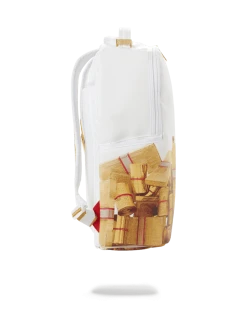 SPRAYGROUND® GOLD MONEY BRICKS DLXV BACKPACK BAGS