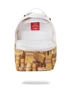 SPRAYGROUND® GOLD MONEY BRICKS DLXV BACKPACK BAGS