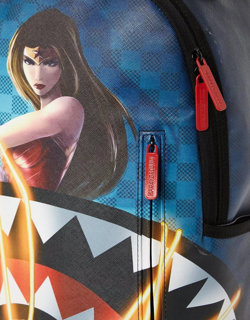SPRAYGROUND® WONDER WOMAN: LASSO SHARK DLXV BACKPACK BACKPACKS SPRAYGROUND® WONDER WOMAN: LASSO SHARK DLXV BACKPACK BACKPACKS