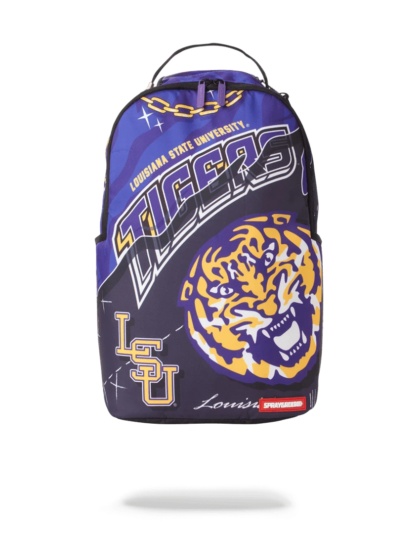 SPRAYGROUND® LSU BIG STYLE BACKPACK 1 SPRAYGROUND® LSU BIG STYLE BACKPACK