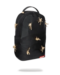 SPRAYGROUND® THE LOST IN SPACE BACKPACK (10 3D GOLD METAL ASTRONAUTS)