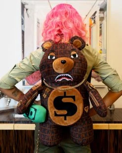 SPRAYGROUND® OFFENDED MONEY BEAR TEDDY BEAR BACKPACK BAGS