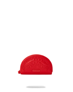 SPRAYGROUND® RED RIVIERA SHARK POUCH POUCHES