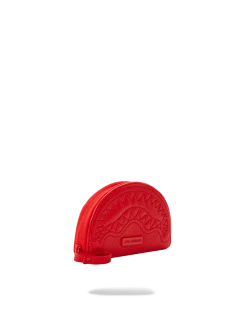 SPRAYGROUND® RED RIVIERA SHARK POUCH POUCHES