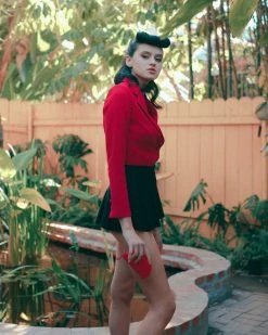 SPRAYGROUND® RED RIVIERA SHARK POUCH POUCHES