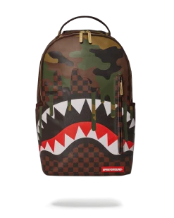SPRAYGROUND® CAMO DRIP SHARKS IN PARIS BACKPACK (DLXV) BAGS