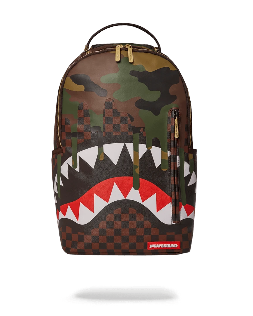 SPRAYGROUND® CAMO DRIP SHARKS IN PARIS BACKPACK (DLXV) BAGS SPRAYGROUND® CAMO DRIP SHARKS IN PARIS BACKPACK (DLXV) BAGS