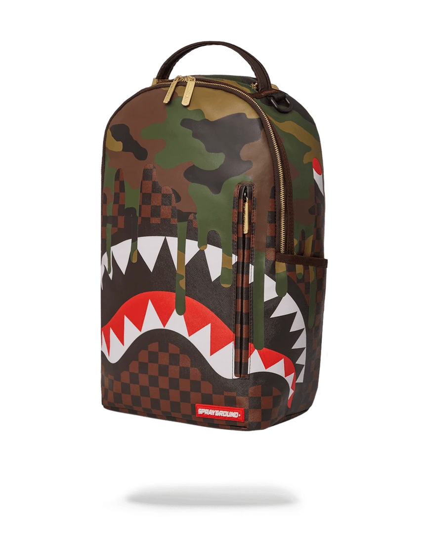 SPRAYGROUND® CAMO DRIP SHARKS IN PARIS BACKPACK (DLXV) BAGS SPRAYGROUND® CAMO DRIP SHARKS IN PARIS BACKPACK (DLXV) BAGS