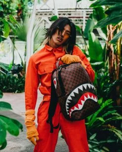 SPRAYGROUND® BAGS SHARKS AND SKULLS BACKPACK (DLXV)