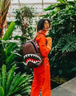 SPRAYGROUND® BAGS SHARKS AND SKULLS BACKPACK (DLXV)