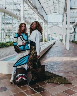 SPRAYGROUND® BAGS SHARKS AND SKULLS BACKPACK (DLXV)